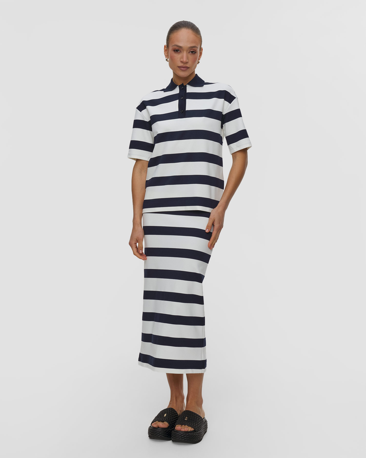 Women's viscose polo knit Max Mara Mmlabetaia