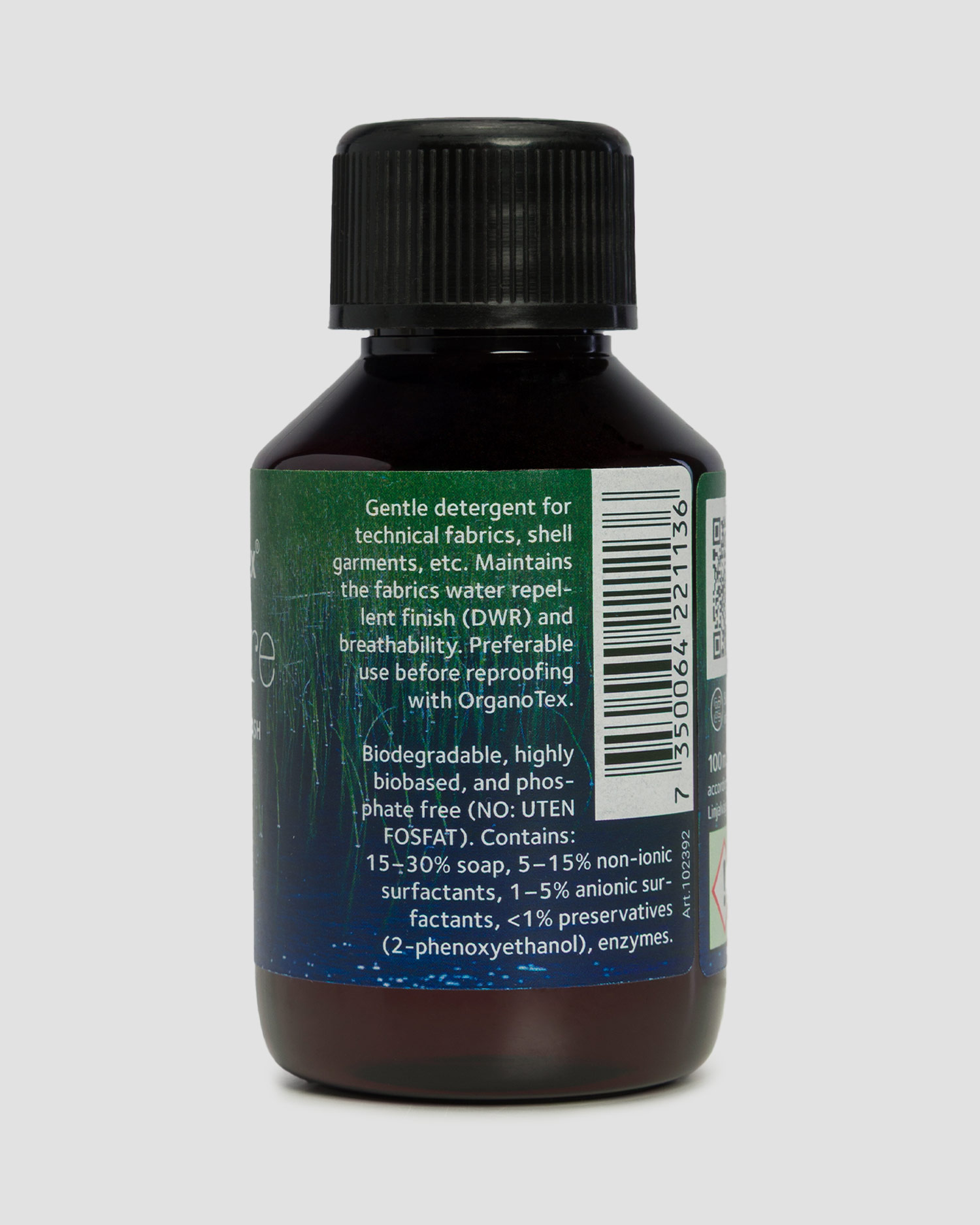 Detergente per lavaggio di tessuti OrganoTex BioCare Sport Textile Wash 100ml