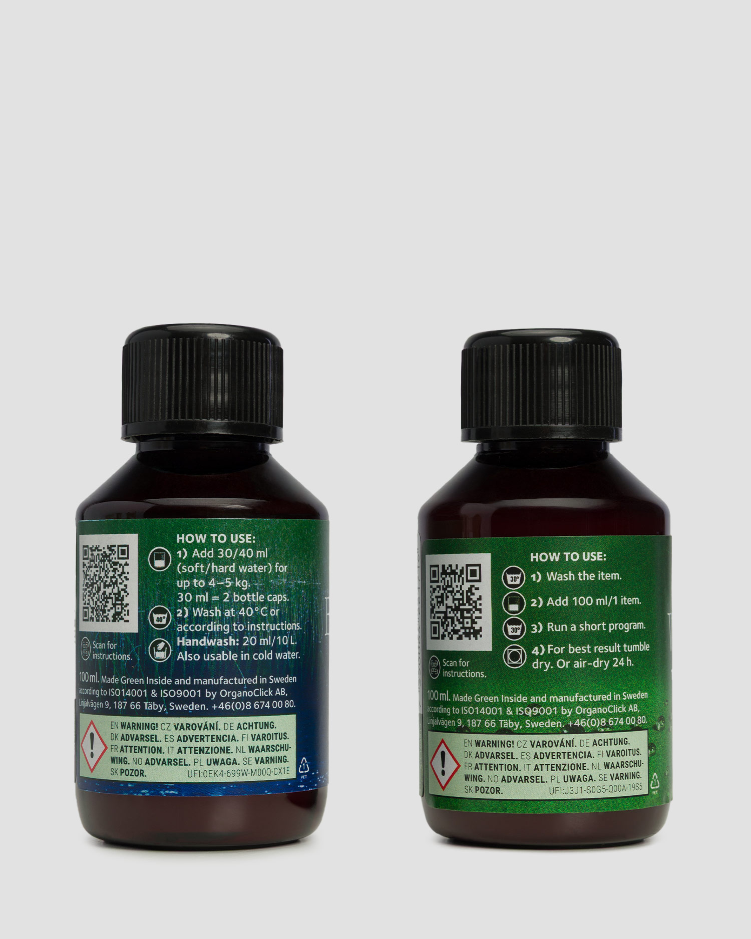Set per lavaggio e impermeabilizzazione per abbigliamento OrganoTex Garment Care Kit 100+100ml