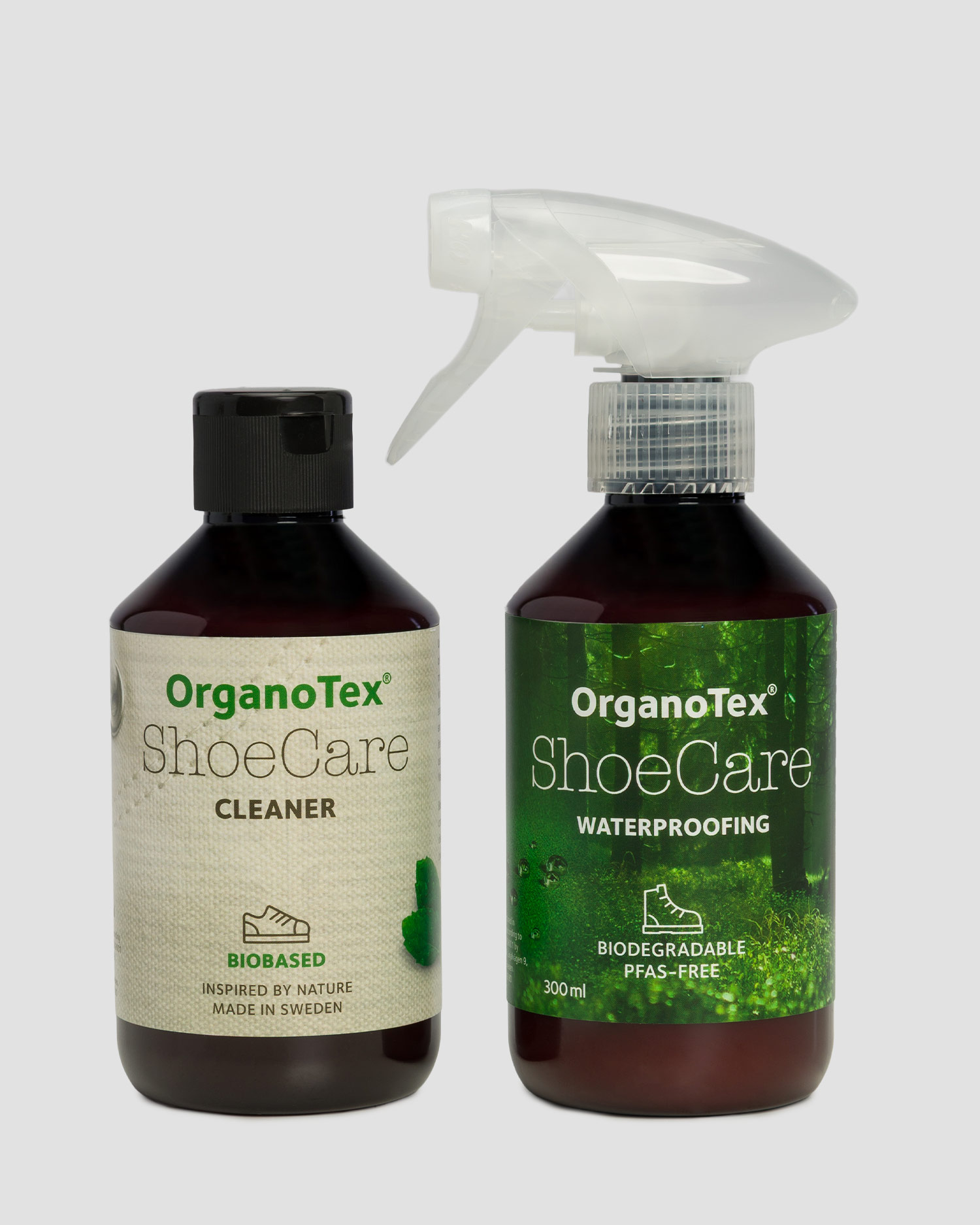 Set per la pulizia e l'impregnazione delle calzature OrganoTex ShoeCare 300+300ml