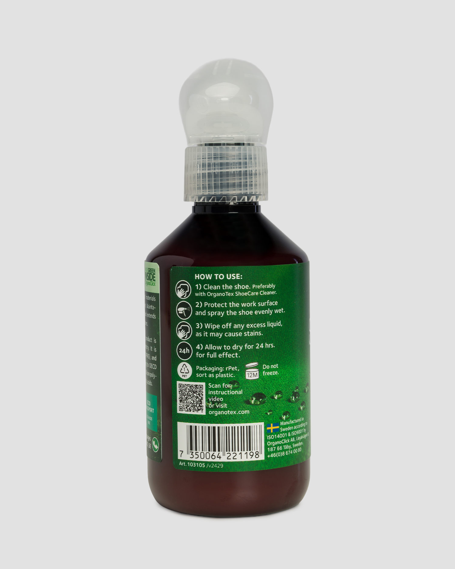 Set per la pulizia e l'impregnazione delle calzature OrganoTex ShoeCare 300+300ml
