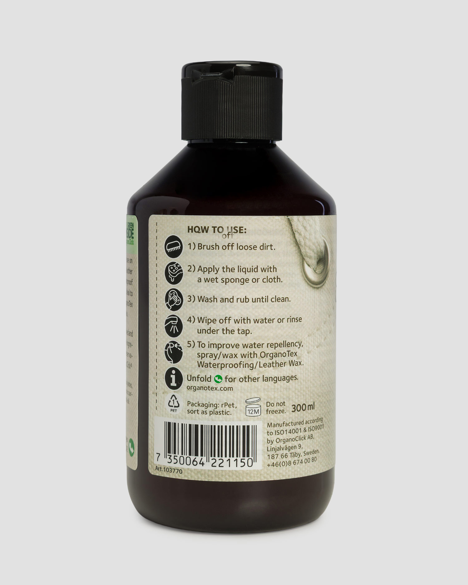 Set per la pulizia e l'impregnazione delle calzature OrganoTex ShoeCare 300+300ml
