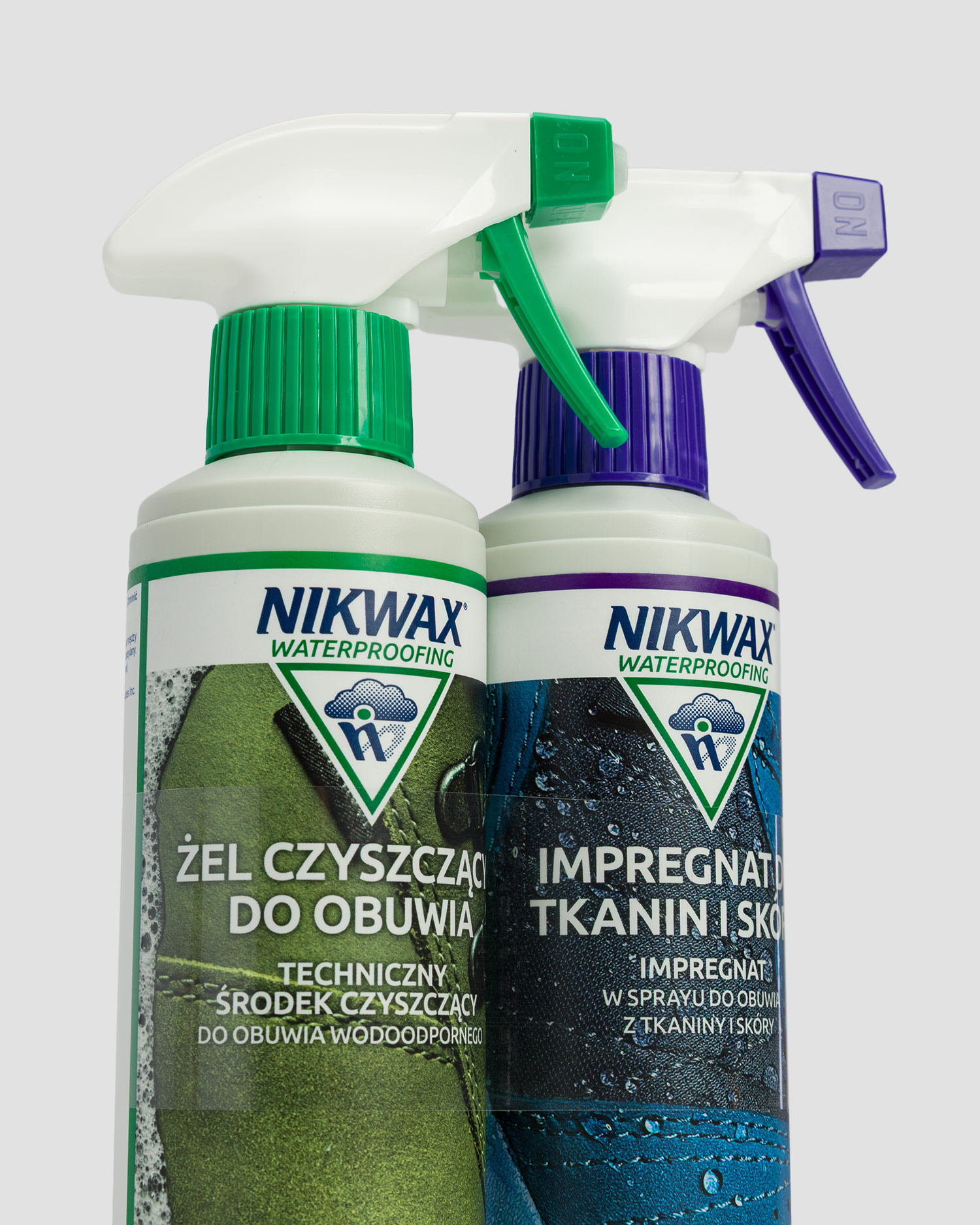 Súprava  Nikwax Footwear Cleaning Gel / Tkanina a Koža Spray-On 300ml