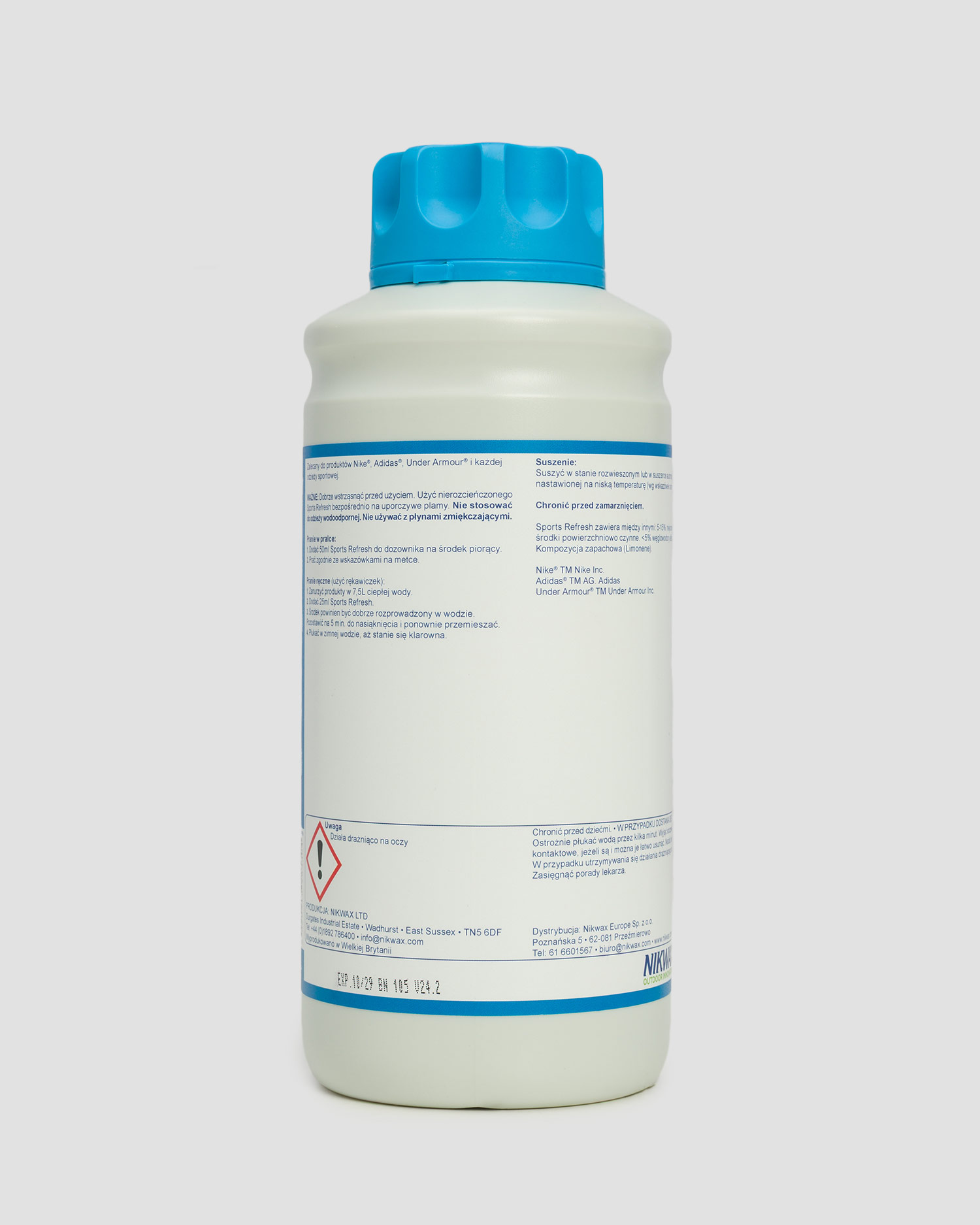 Prací prostriedok na športové odevy Nikwax Sports Refresh 1l