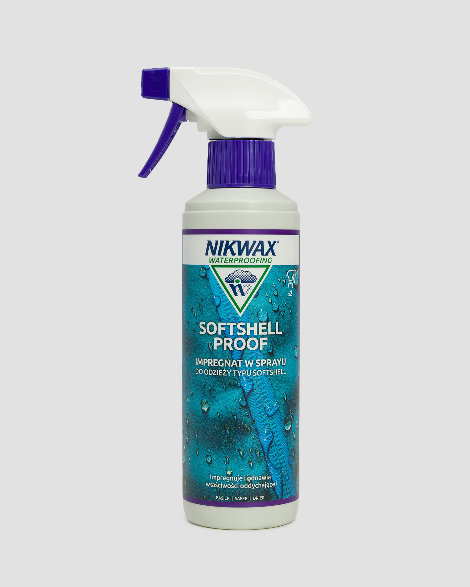 Impregnačný prostriedok na softshell Nikwax SoftShell Proof Spray-On 300ml