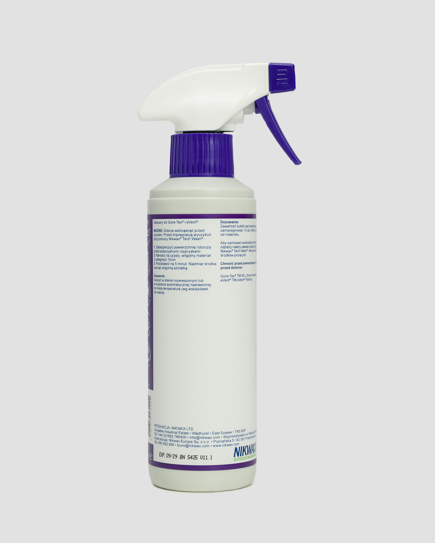 Impregnačný prostriedok na vodovzdorné odevy Nikwax TX.Direct Spray-On 300ml