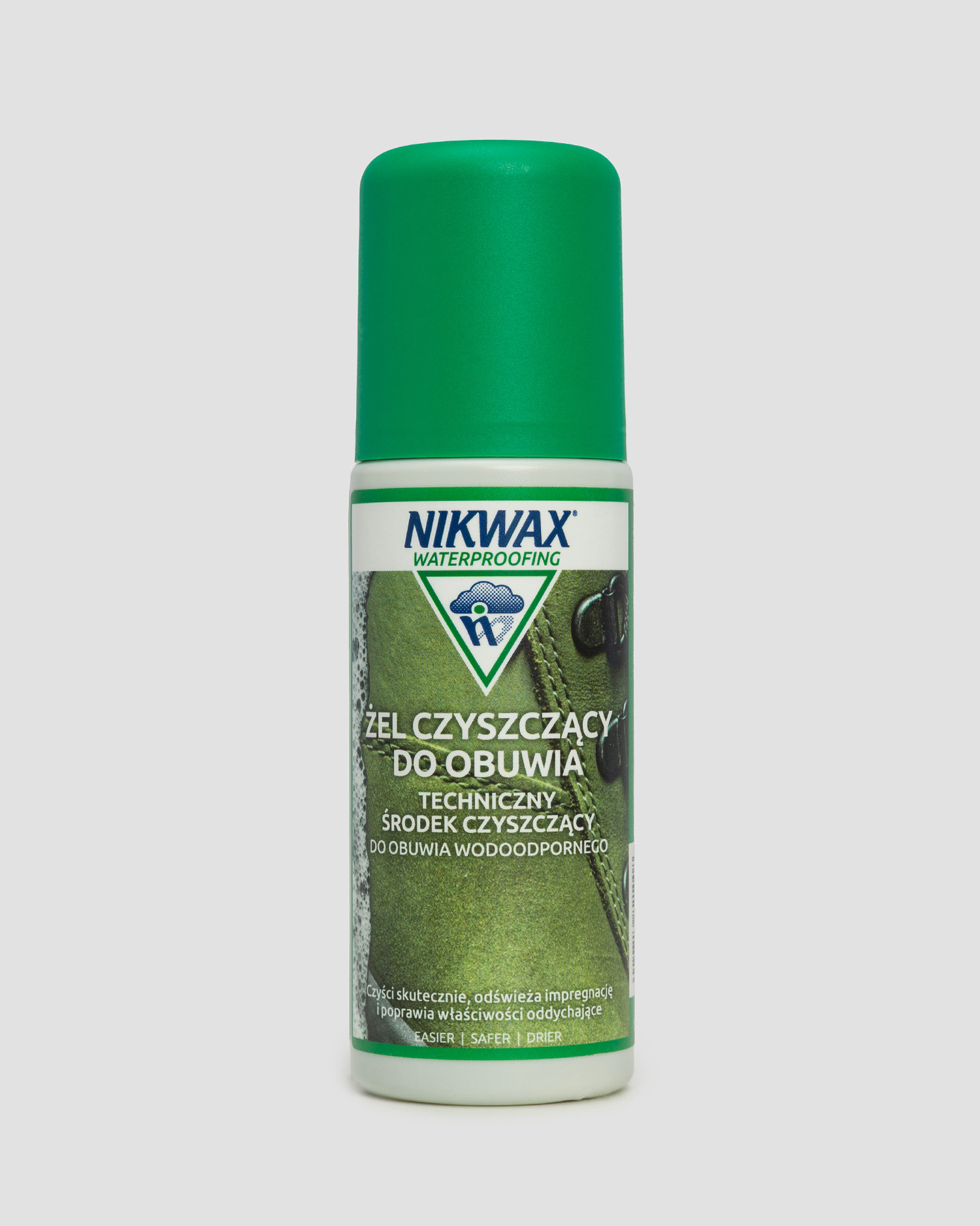 Čistiaci prostriedok s kefkou na vodovzdornú obuv Nikwax Footwear Cleaning Gel 125ml