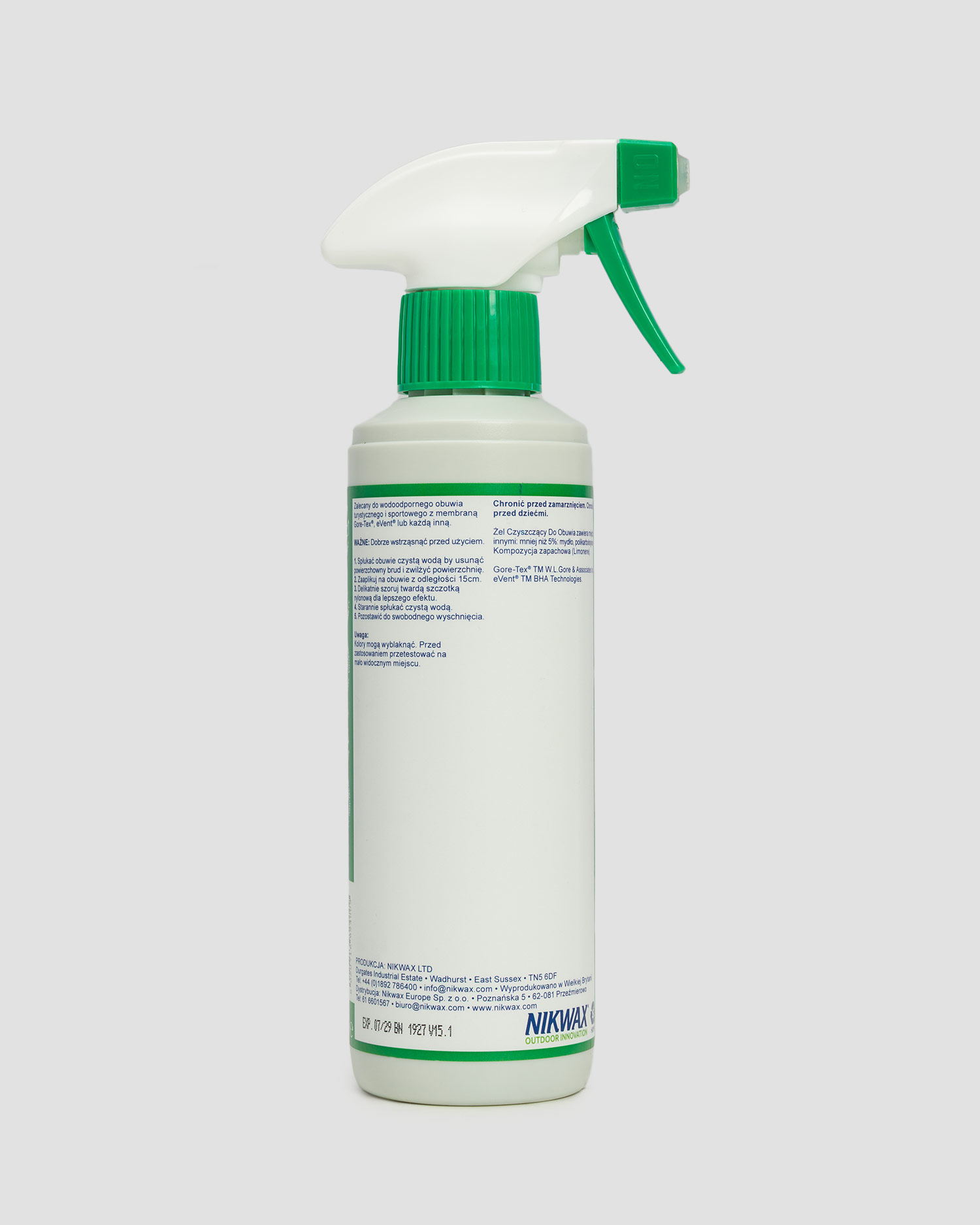 Čistiaci prostriedok na vodovzdornú obuv Nikwax Footwear Cleaning Gel 300ml
