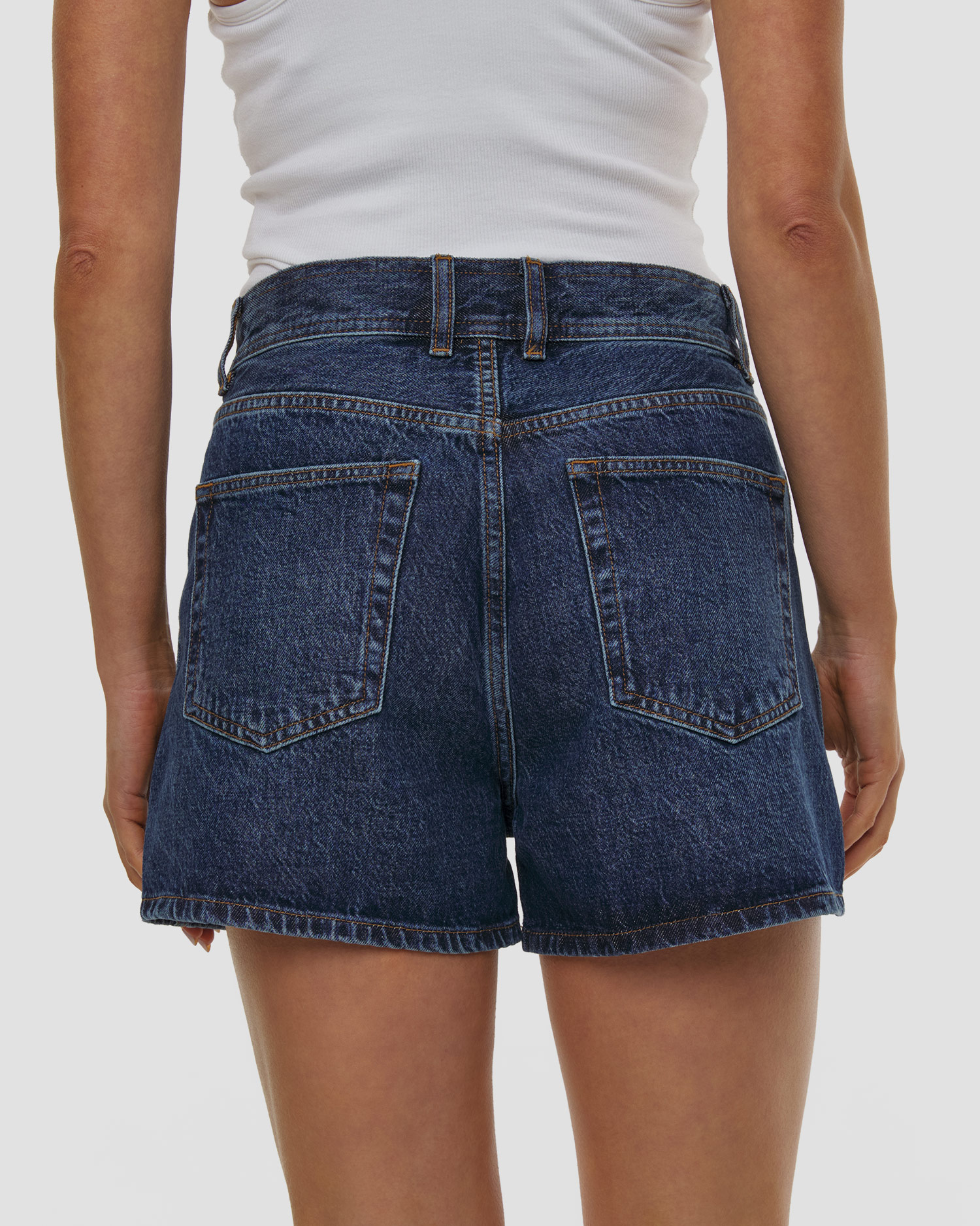 Șorturi din denim pentru femei Frame The Dockside Short