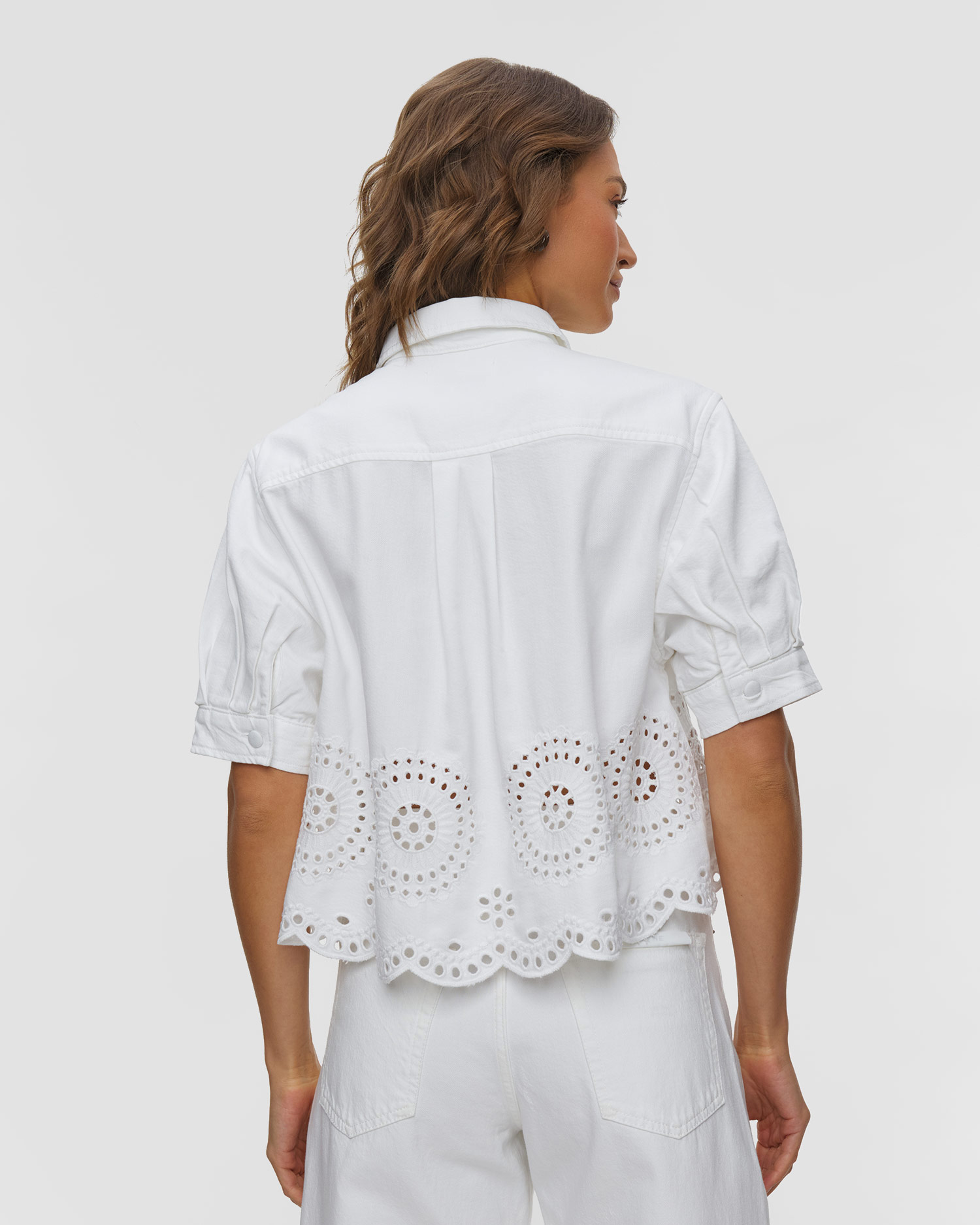 Dámska košela Frame The Eyelet Billow Sleeve Shirt