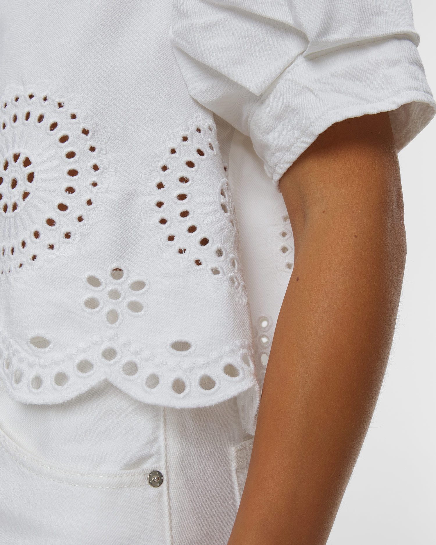 Dámska košela Frame The Eyelet Billow Sleeve Shirt