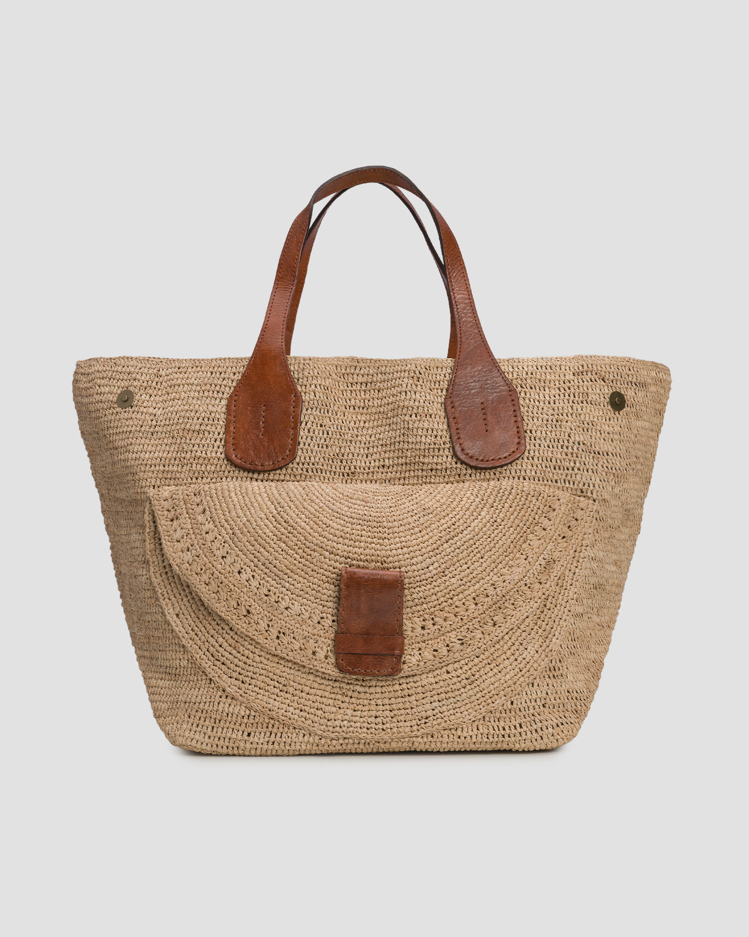 Ibeliv Laza II Handgewebte Tasche, Farbe/Muster: Beżowy