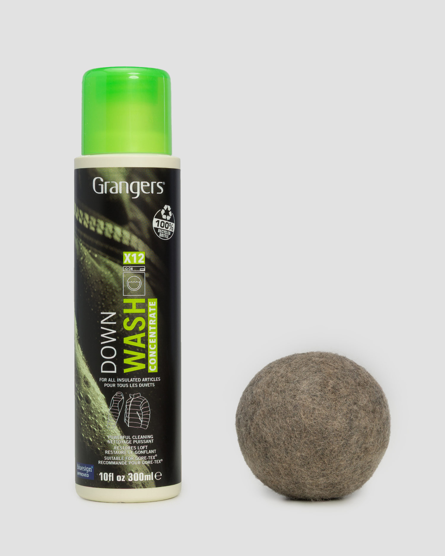 Grangers Down Wash Kit Daunenpflege-Set Waschmittel + Bälle