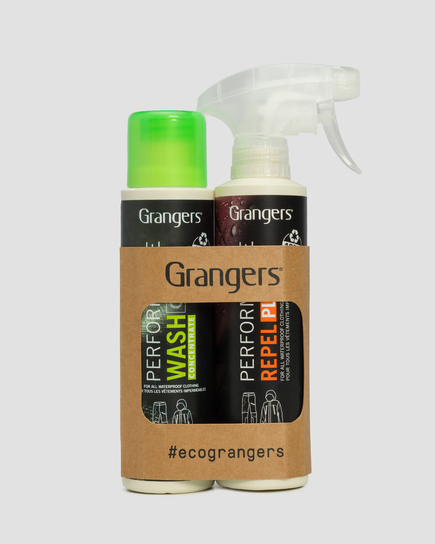 Grangers Performance Wash&Performance Repel Plus Eco Twin Pack Set zum Waschen und Imprägnieren von Kleidung