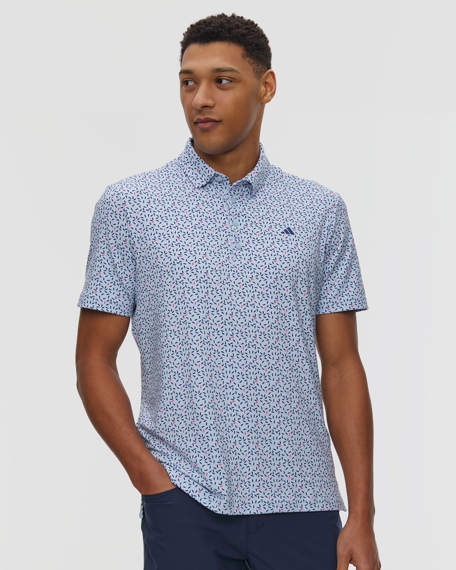 Polo pour hommes Adidas Golf Ultimate365+ Soft Print Polo Shirt