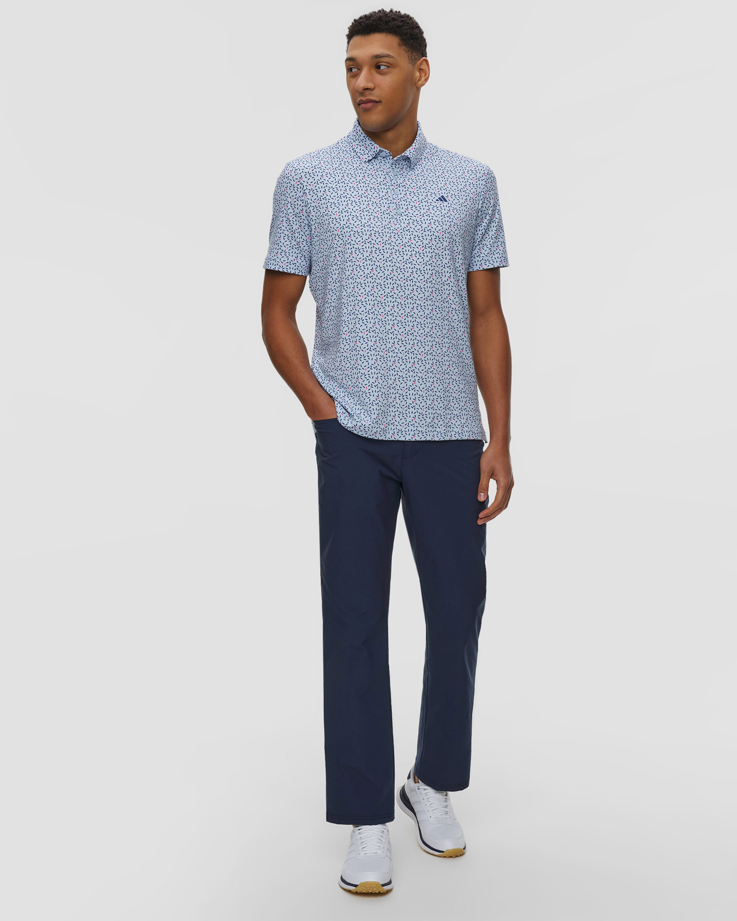 Polo pour hommes Adidas Golf Ultimate365+ Soft Print Polo Shirt