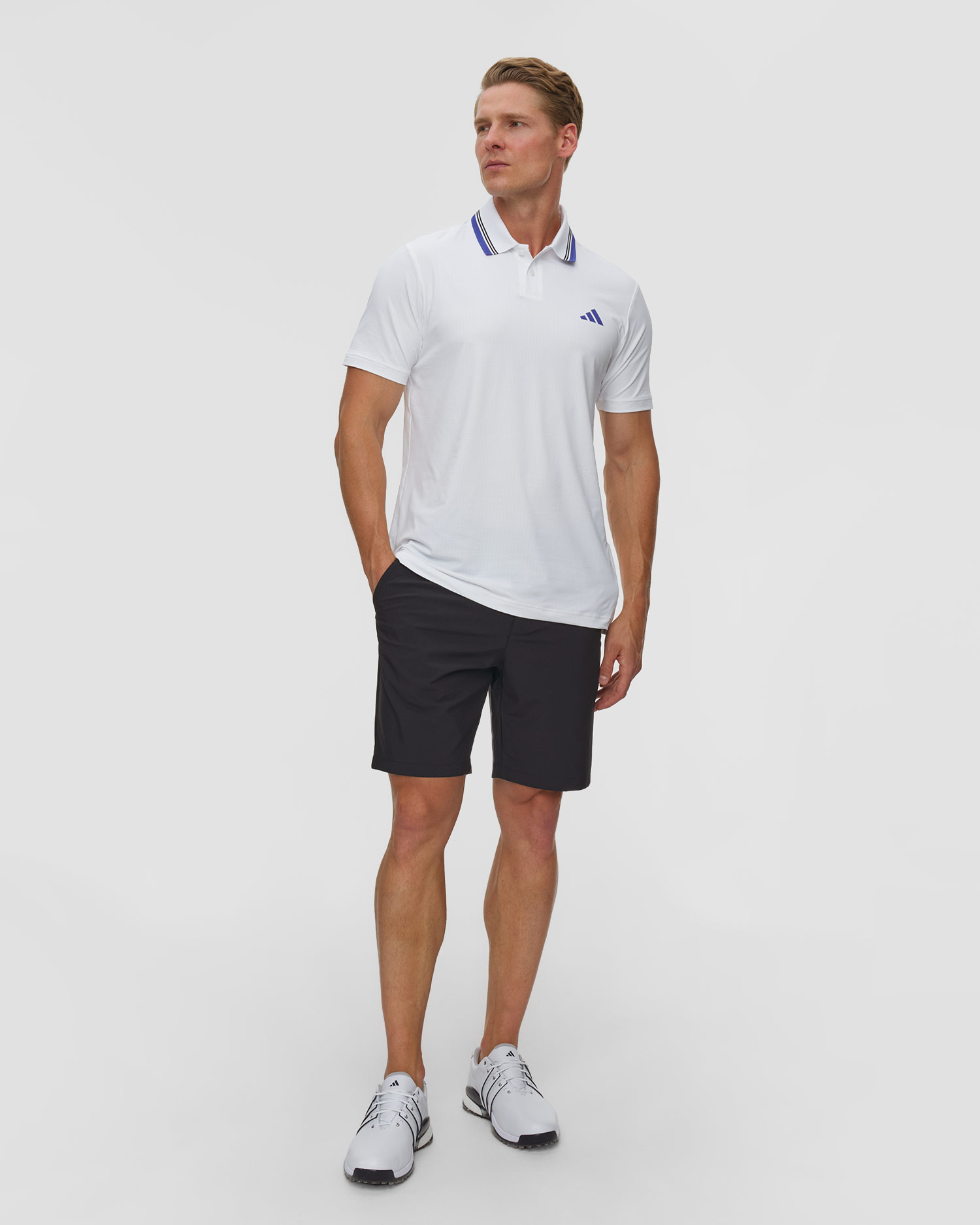 Pánská bílá polokošile Adidas Golf Ultimate365 Tour Climacool+