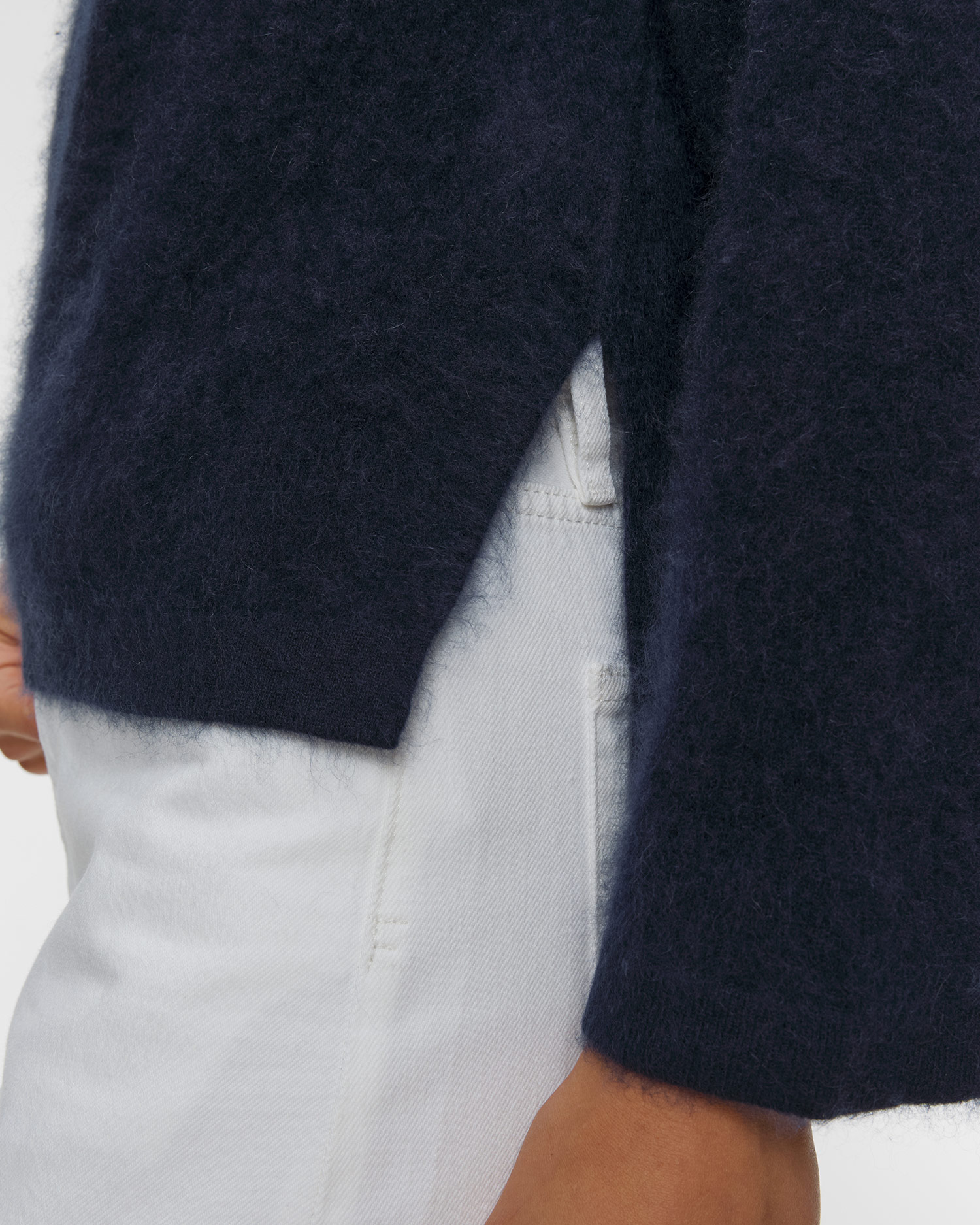 Soft Goat Brushed Shirt Damenstrickhemd