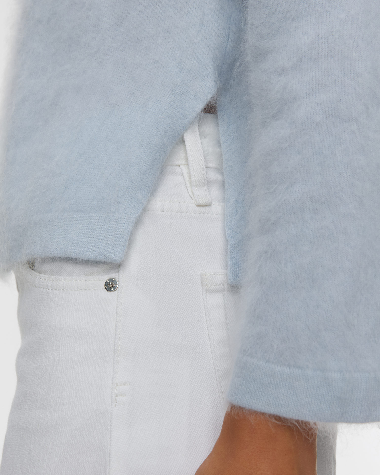 Soft Goat Brushed Shirt Damenstrickhemd