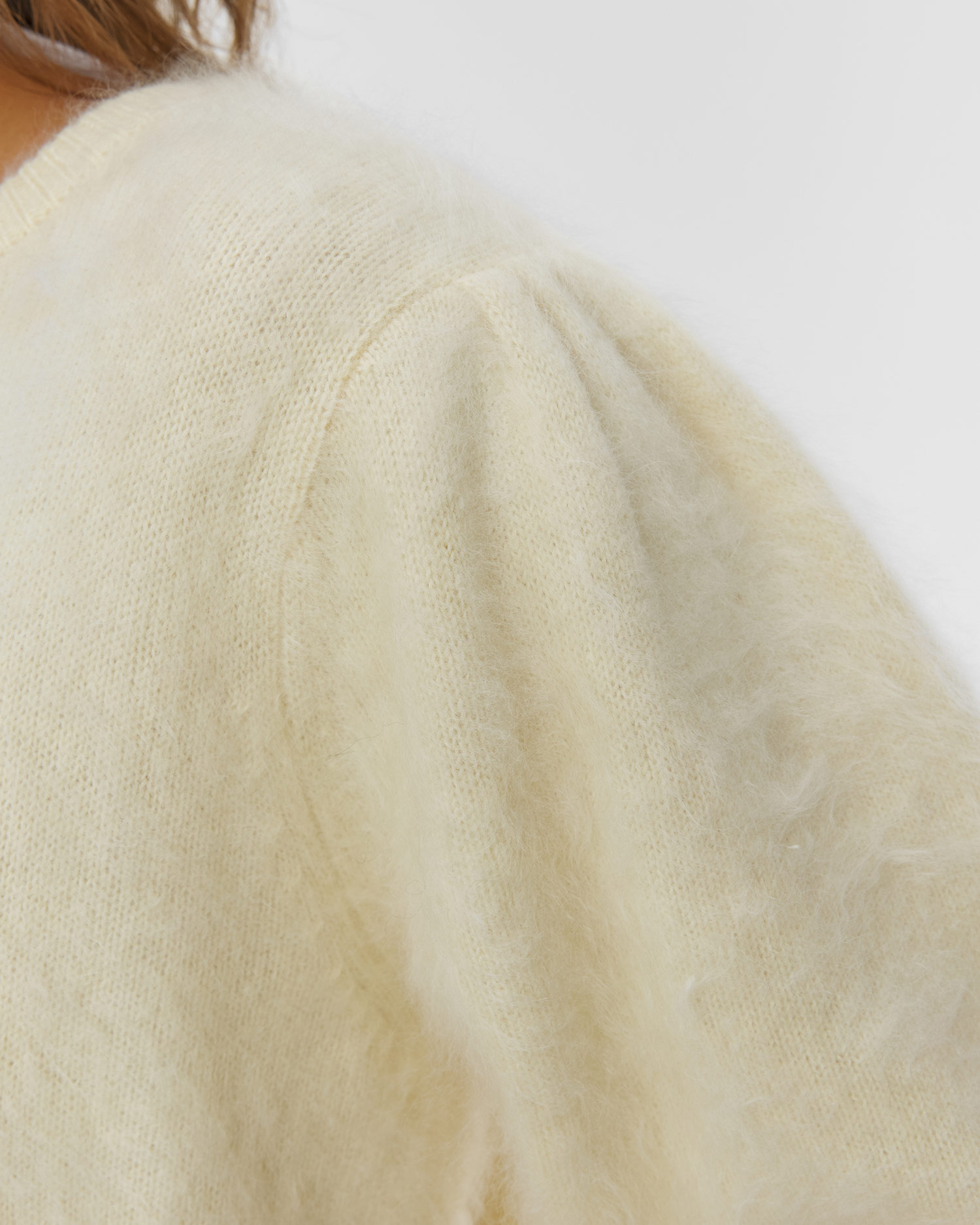 Soft Goat Brushed Top Kaschmirpullover für Damen