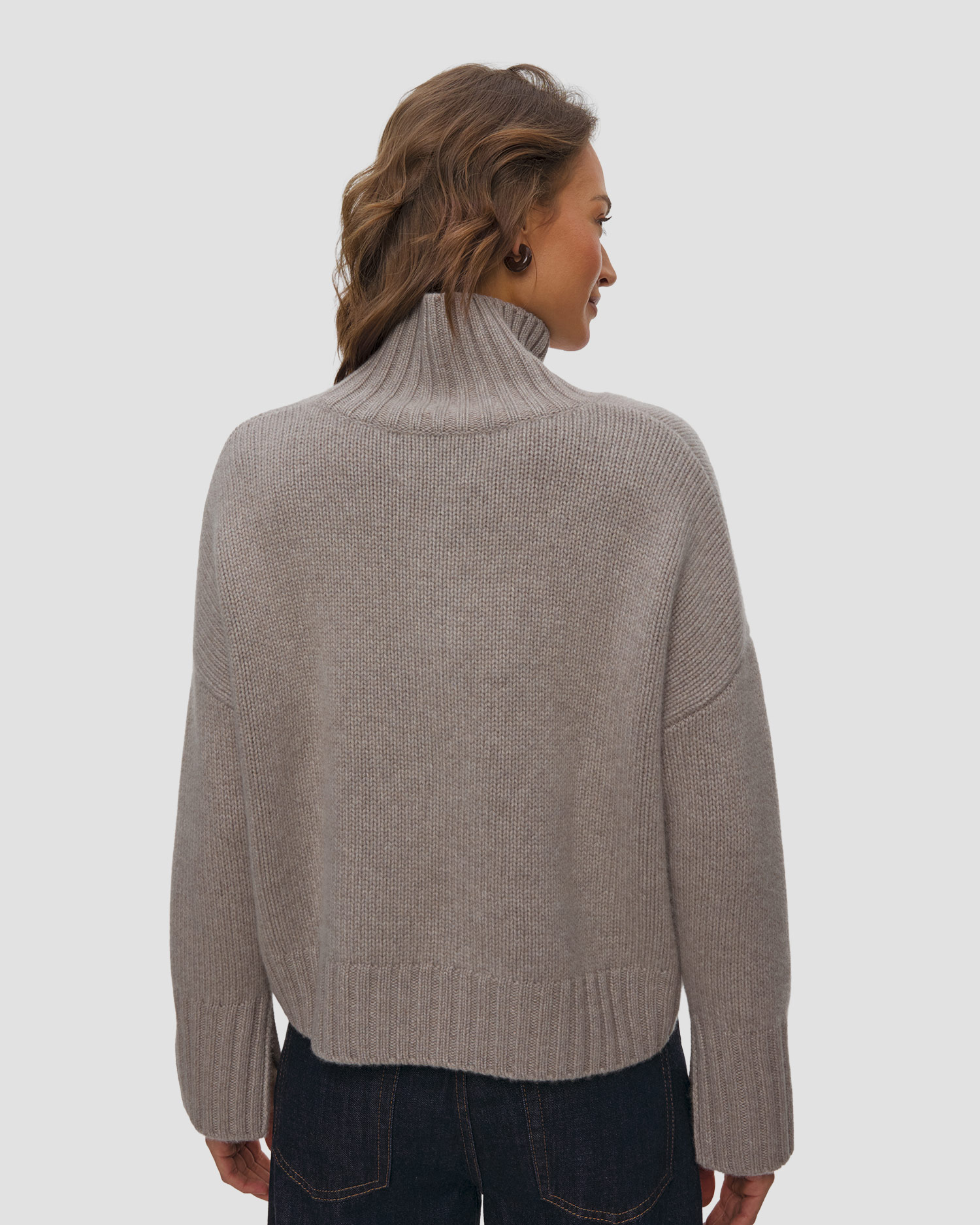 Soft Goat Girlfriend Turtleneck Kaschmir-Rollkragenpullover für Damen