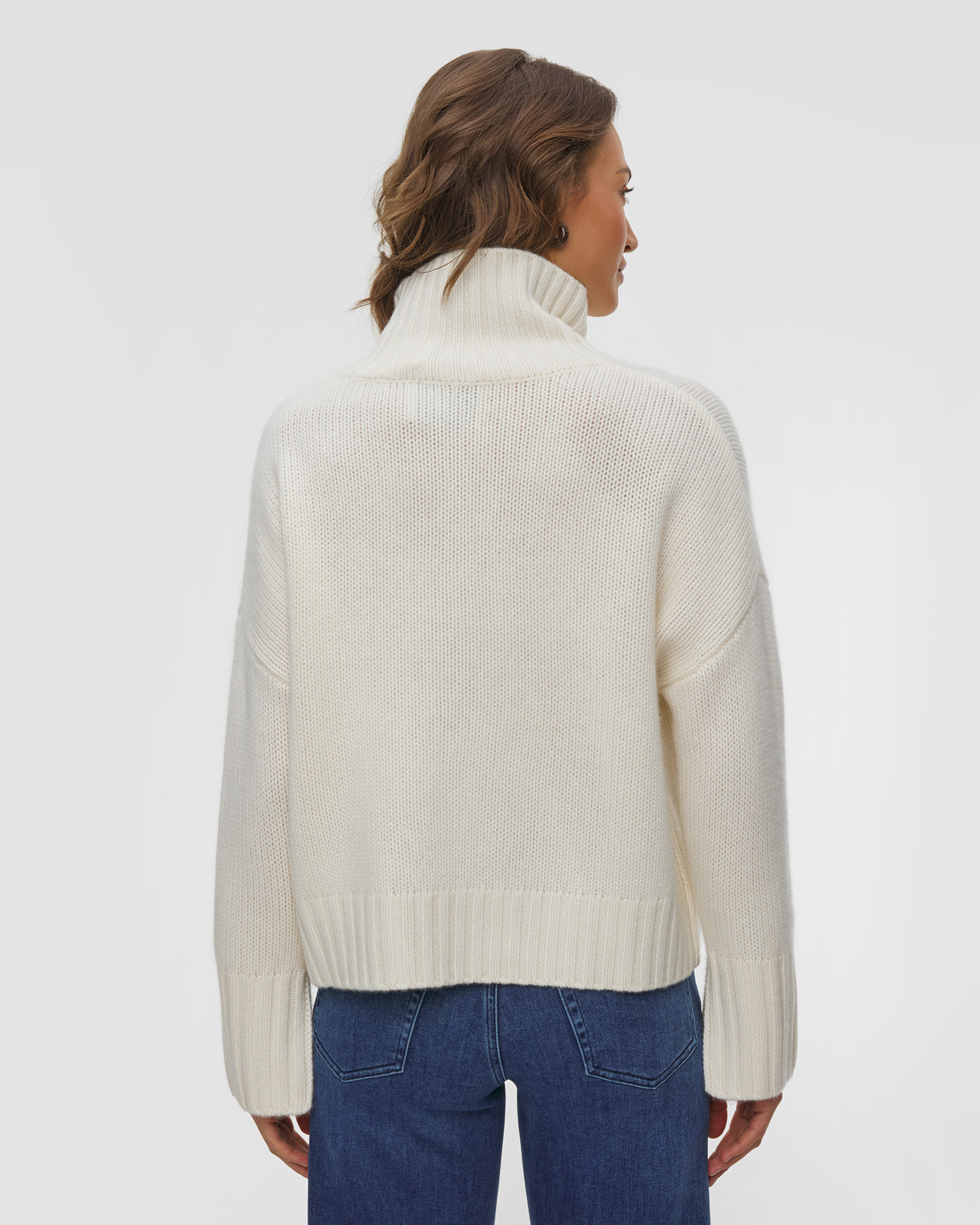 Soft Goat Girlfriend Turtleneck Kaschmir-Rollkragenpullover für Damen