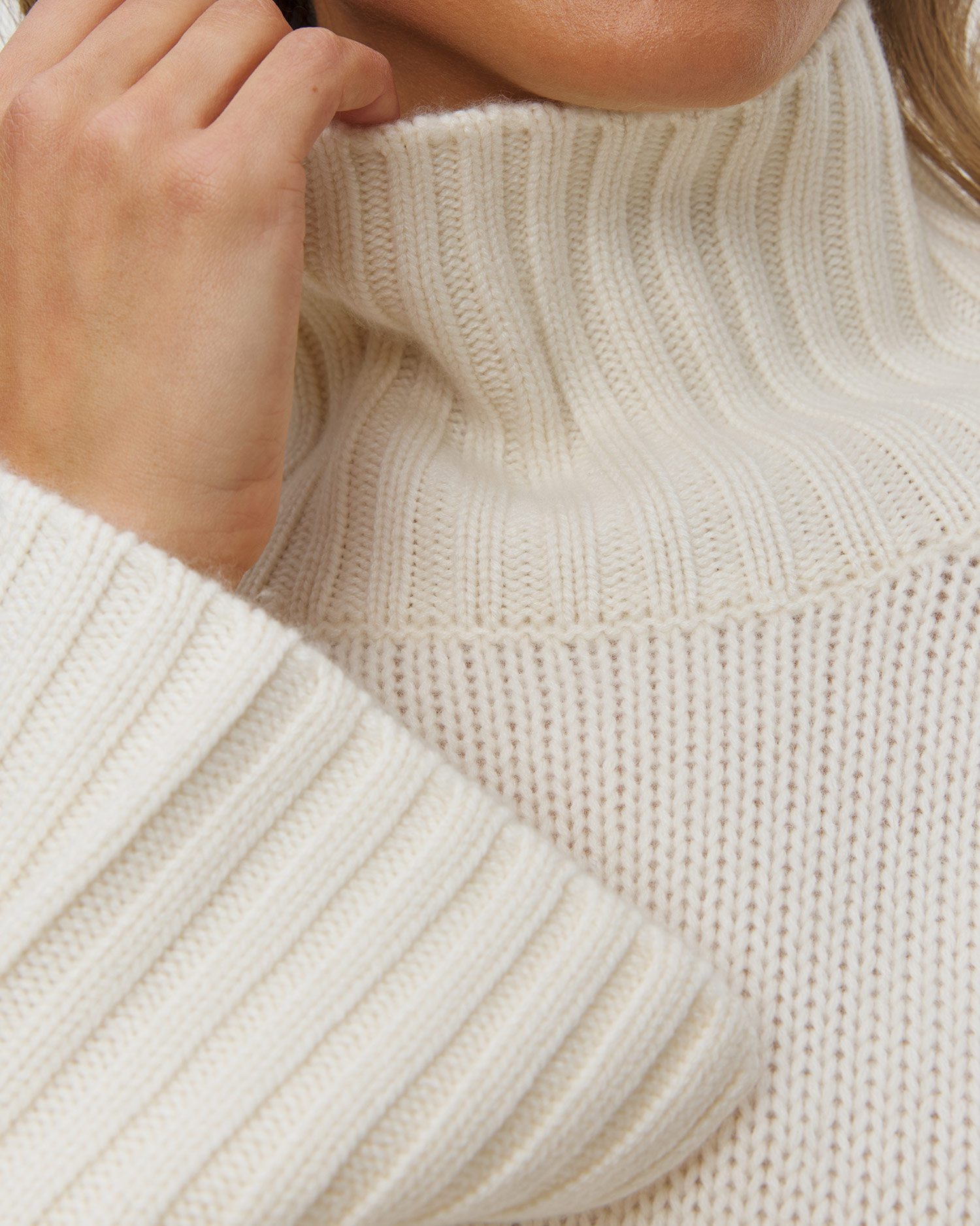 Soft Goat Girlfriend Turtleneck Kaschmir-Rollkragenpullover für Damen