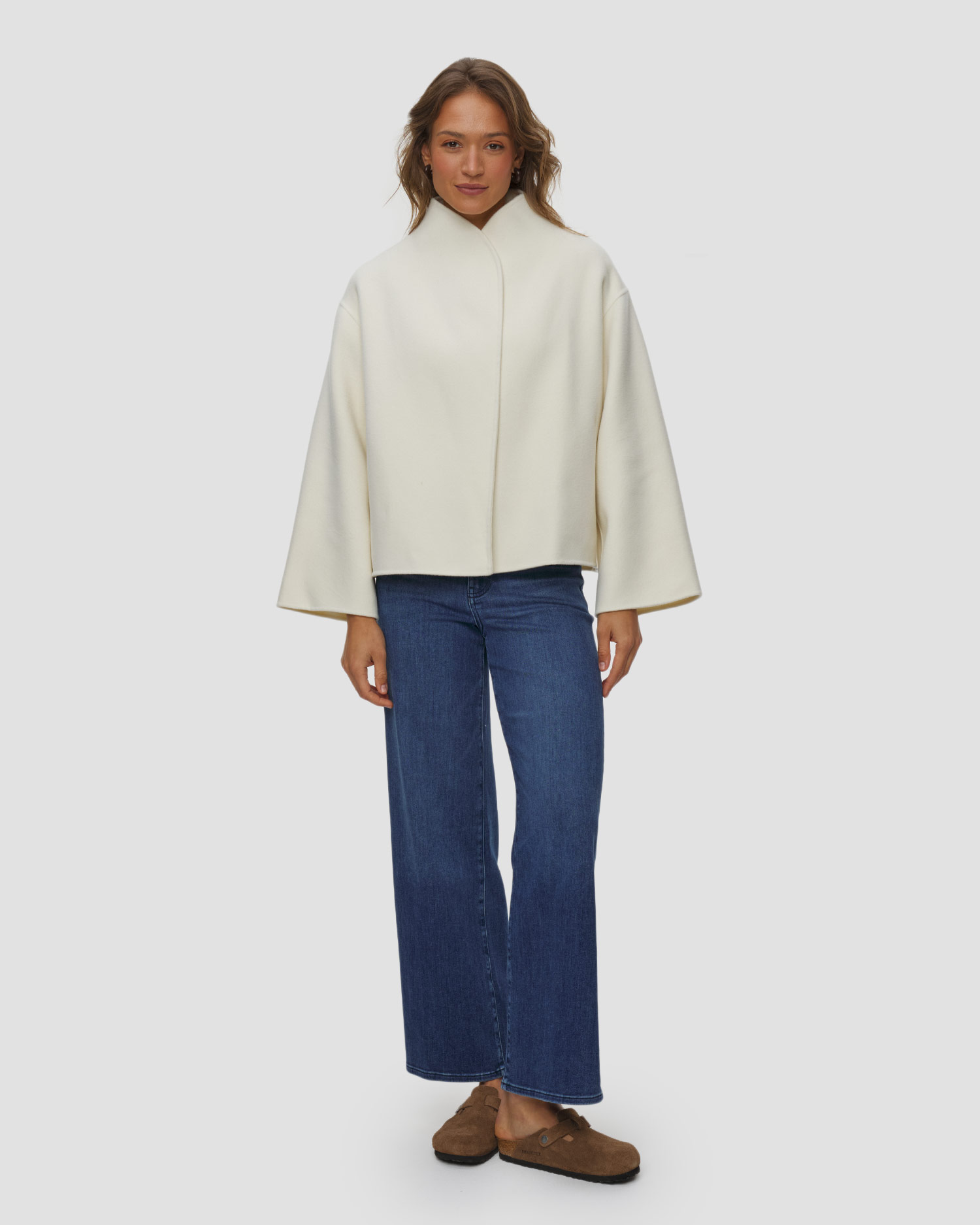 Soft Goat Short Jacket kurze Wolljacke für Damen