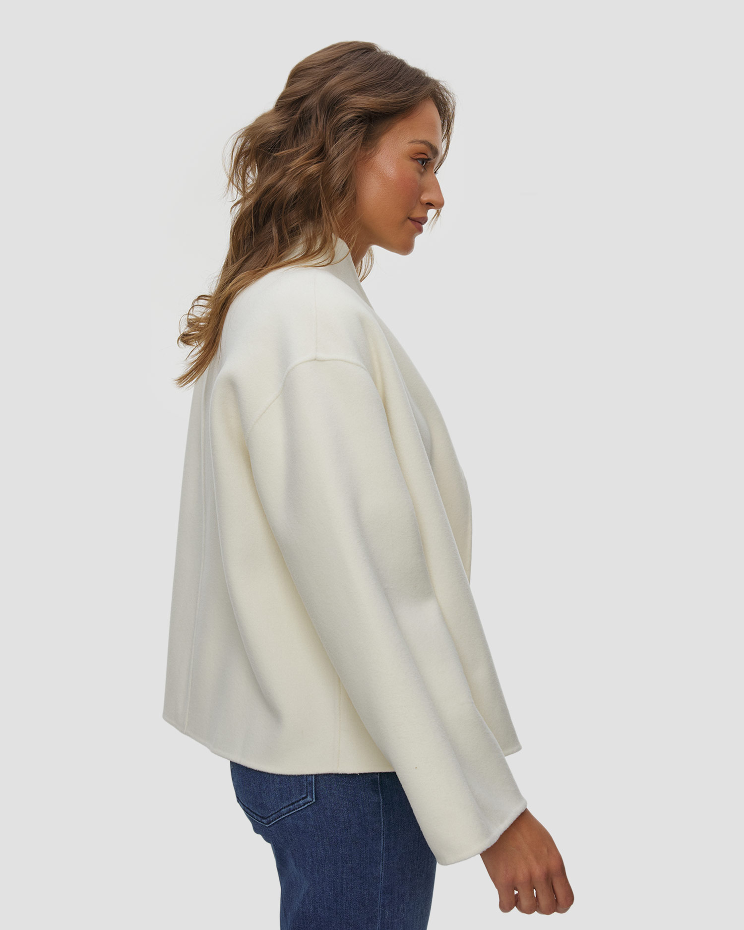 Soft Goat Short Jacket kurze Wolljacke für Damen