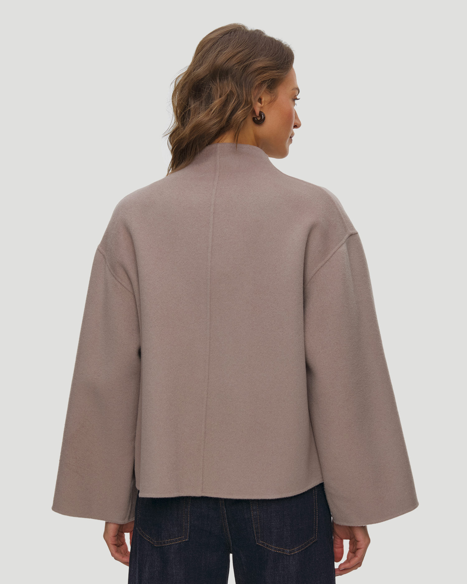 Soft Goat Short Jacket Kurze Wolljacke für Damen