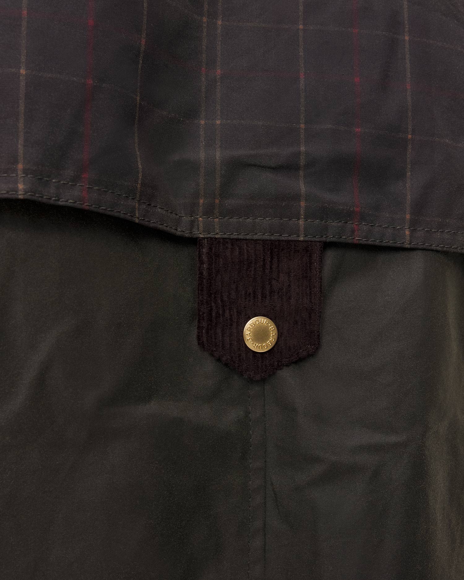 Cappotto cerato da donna Barbour Checked Kirklees Wax Jacket