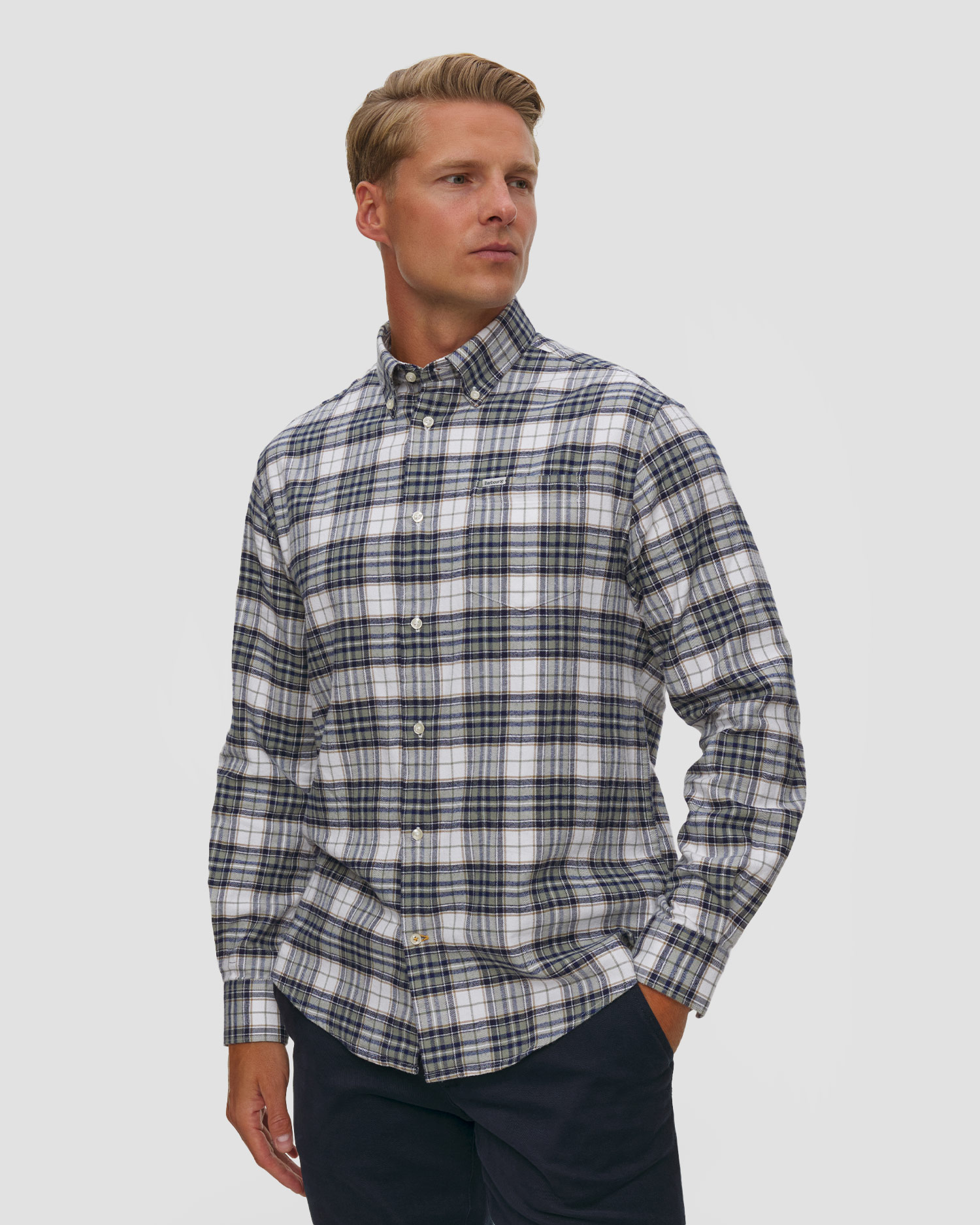 Barbour Telfield Checked Shirt Herrenhemd