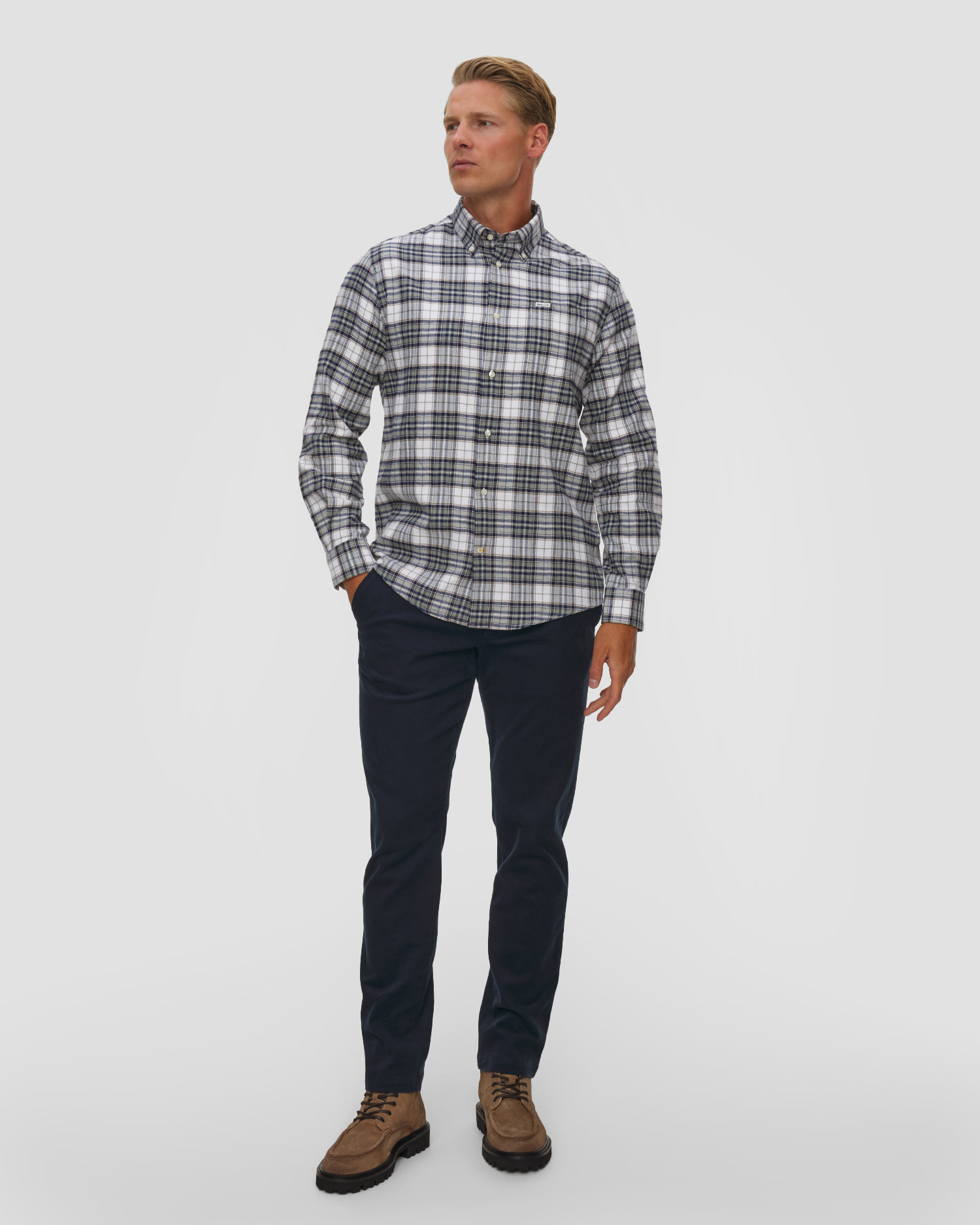 Barbour Telfield Checked Shirt Herrenhemd