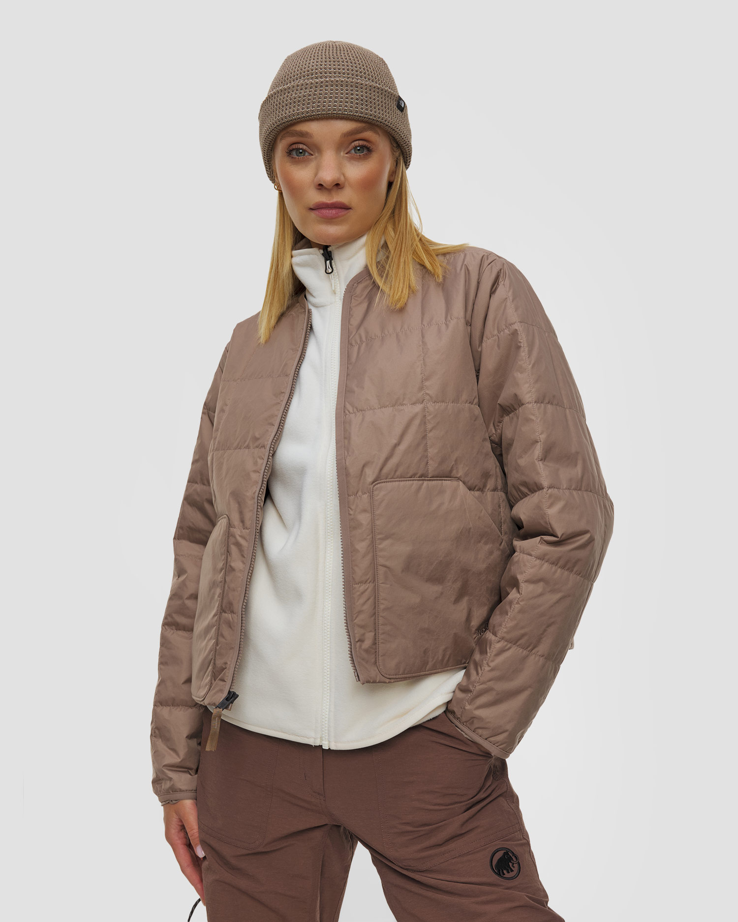 Veste chaude pour femmes The North Face Lhotse Lt Insulated Jacket marron, Couleur: Brązowy