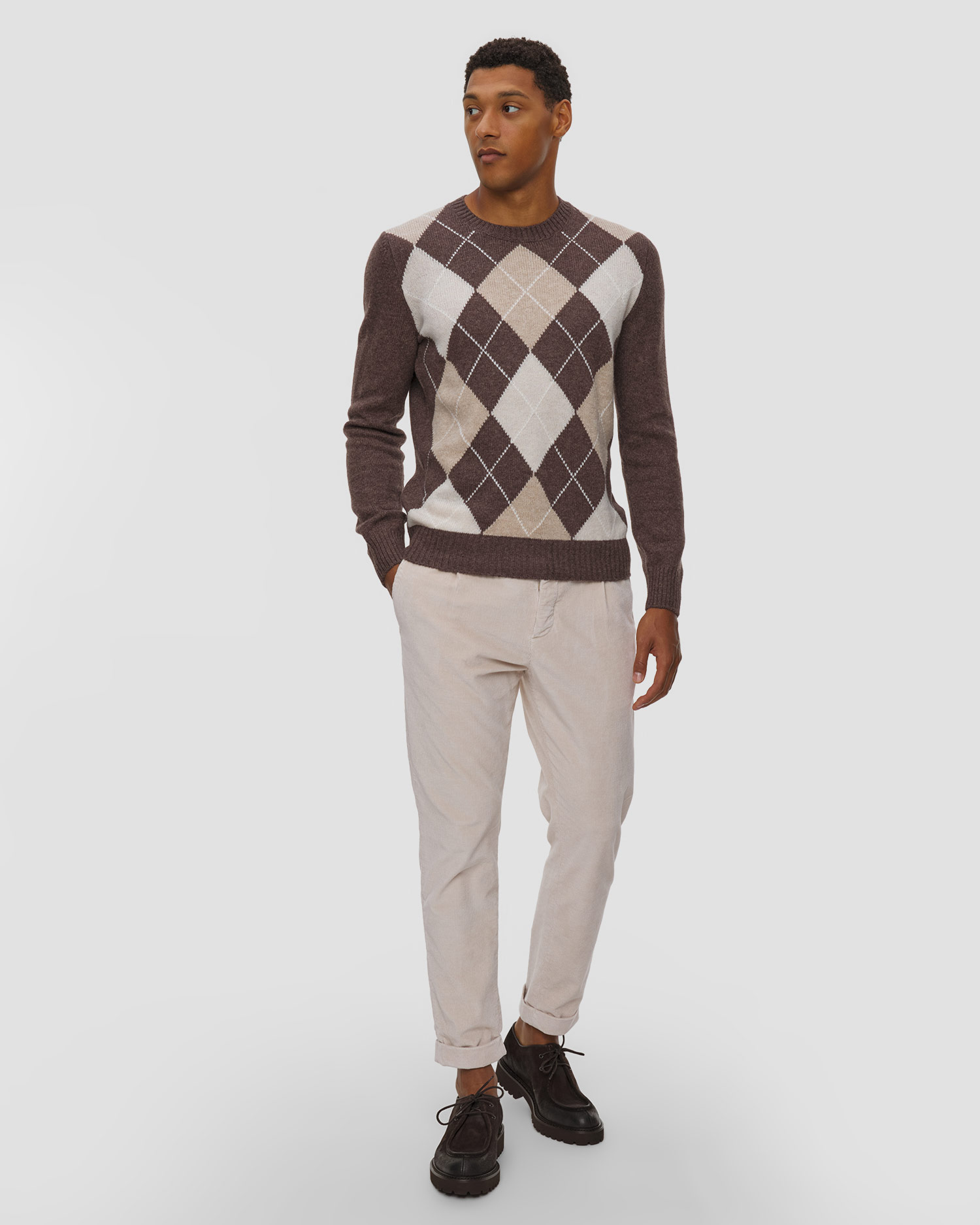 Pantalon chino en velours côtelé pour hommes Jacob Cohen Henry Slim