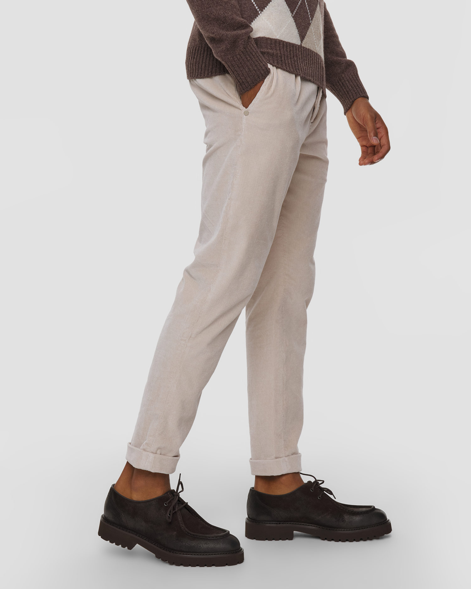 Pantalon chino en velours côtelé pour hommes Jacob Cohen Henry Slim
