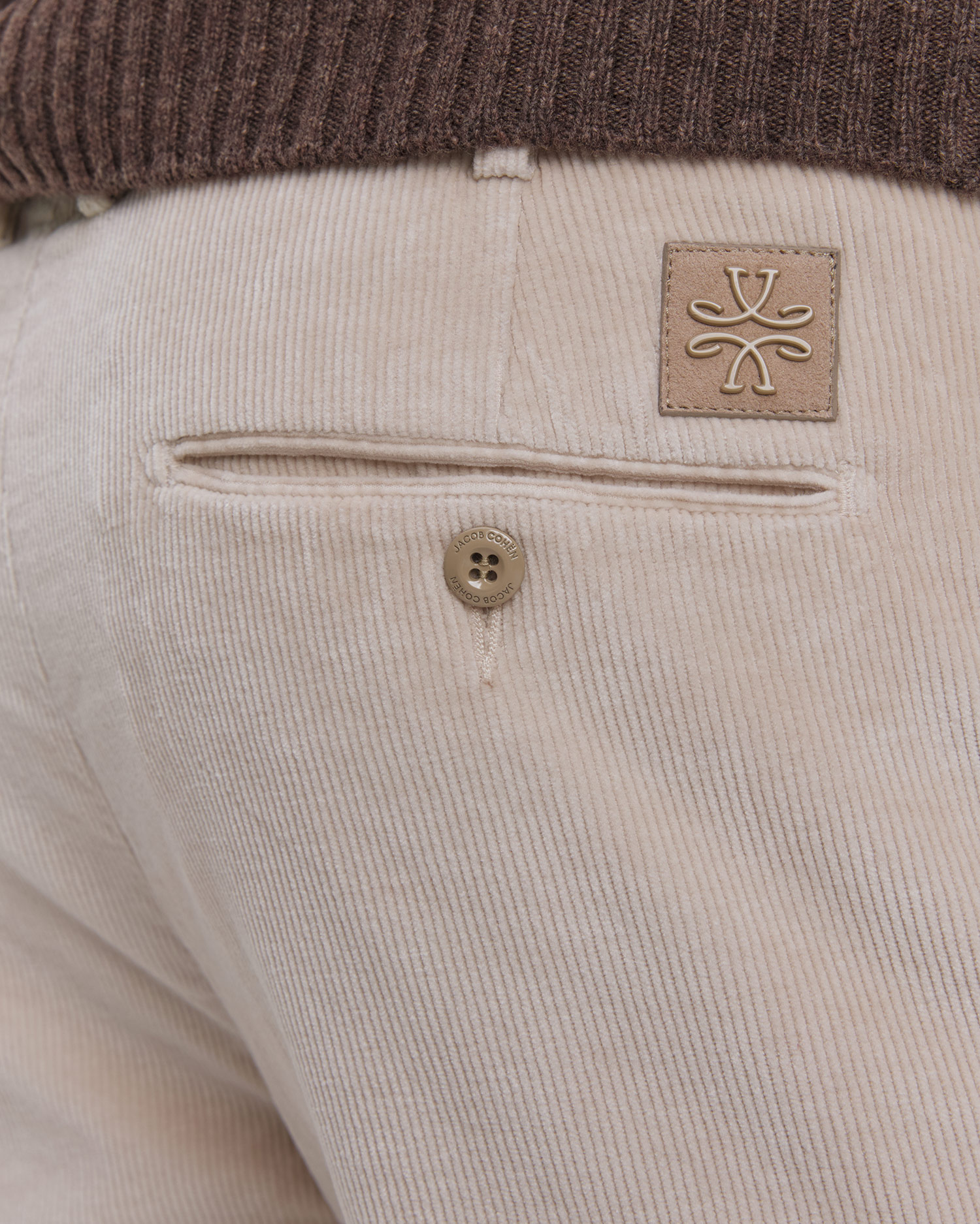 Pantalon chino en velours côtelé pour hommes Jacob Cohen Henry Slim