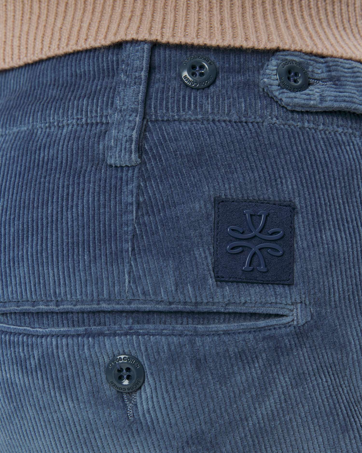 Pantalon chino en velours côtelé pour hommes Jacob Cohen Henry Slim