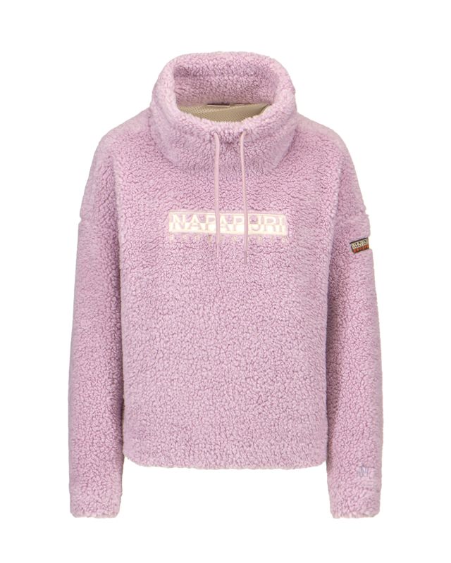 NAPAPIJRI TEIDE T W 1 plush sweatshirt NP0A4FZ1 sea fog pink