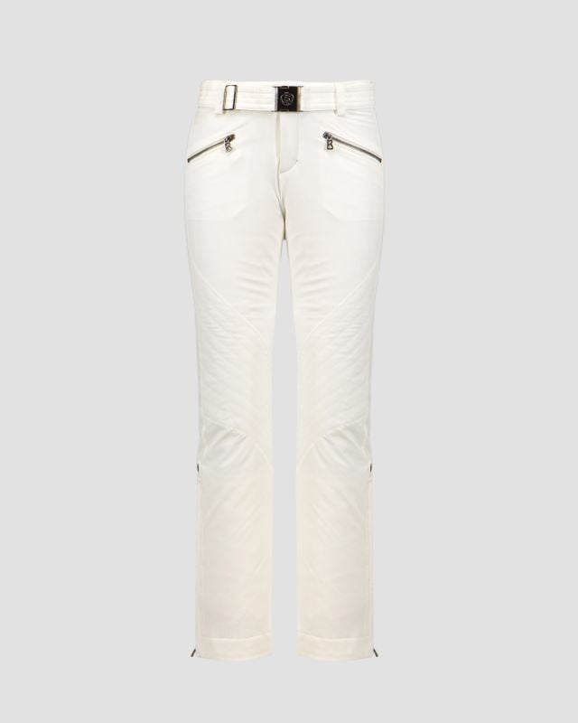 Women's white ski trousers BOGNER Fraenzi 11574816-753