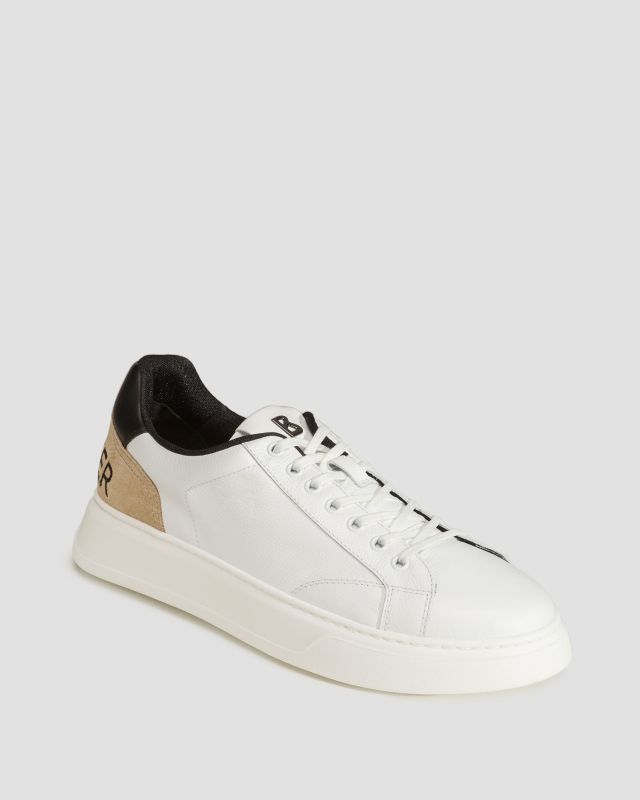 Pánské kožené boty Bogner Milan 1 A v Bílé Barvě 12340005-23 | S'portofino