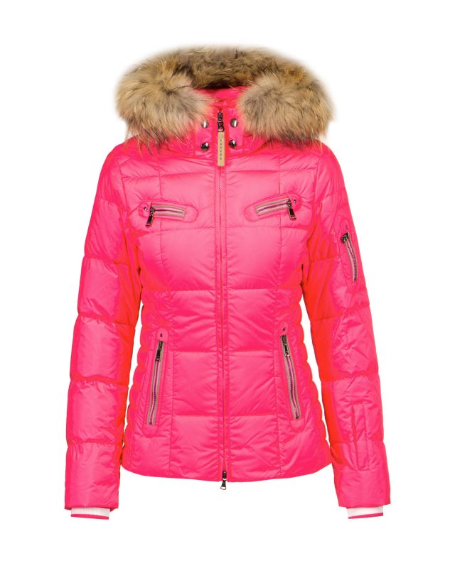 BOGNER CARRY-D ski jacket with a fur 31614614-642 | S'portofino