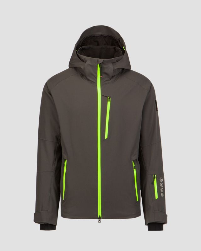 Men's grey ski jacket BOGNER FIRE+ICE Eason3-T 34077575-972 | S'portofino