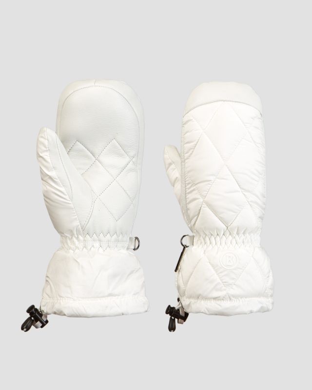 Dámske biele lyžiarske rukavice BOGNER Selia 6397455-753 | S'portofino