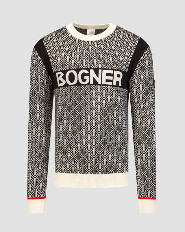 Wełniany sweter męski BOGNER Levi 81322748-26 | S'portofino