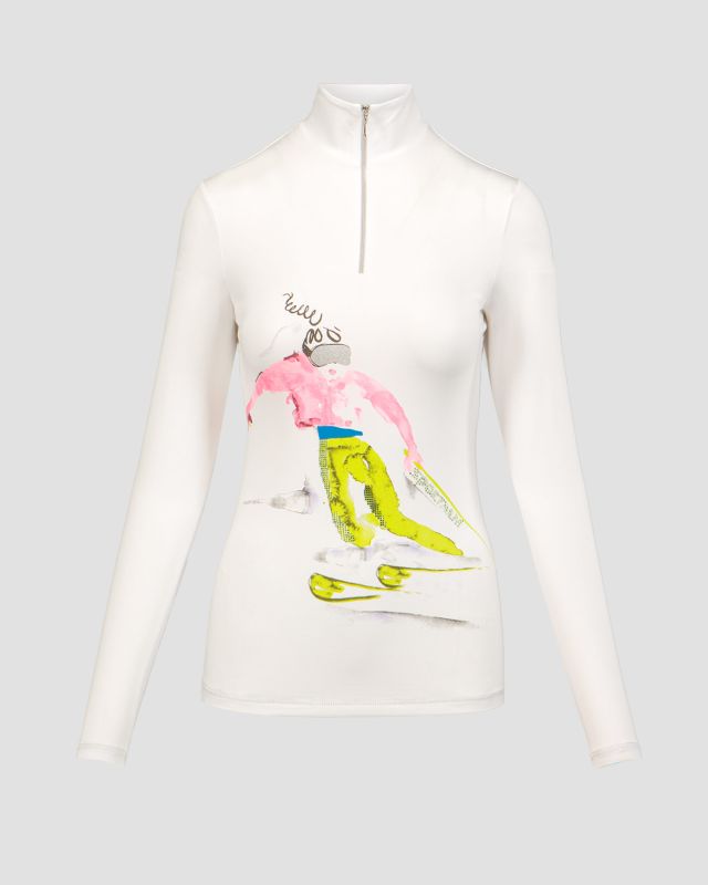 Pulover de schi alb pentru femei Sportalm 1623005758-1 | S'portofino