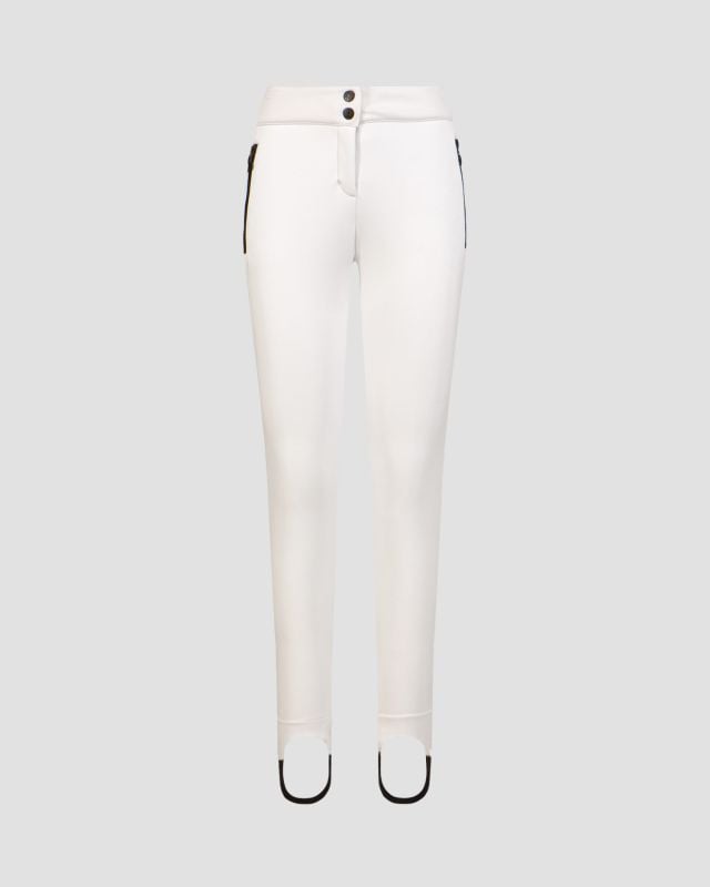 Women's white stirrup trousers Sportalm 1628015545-1