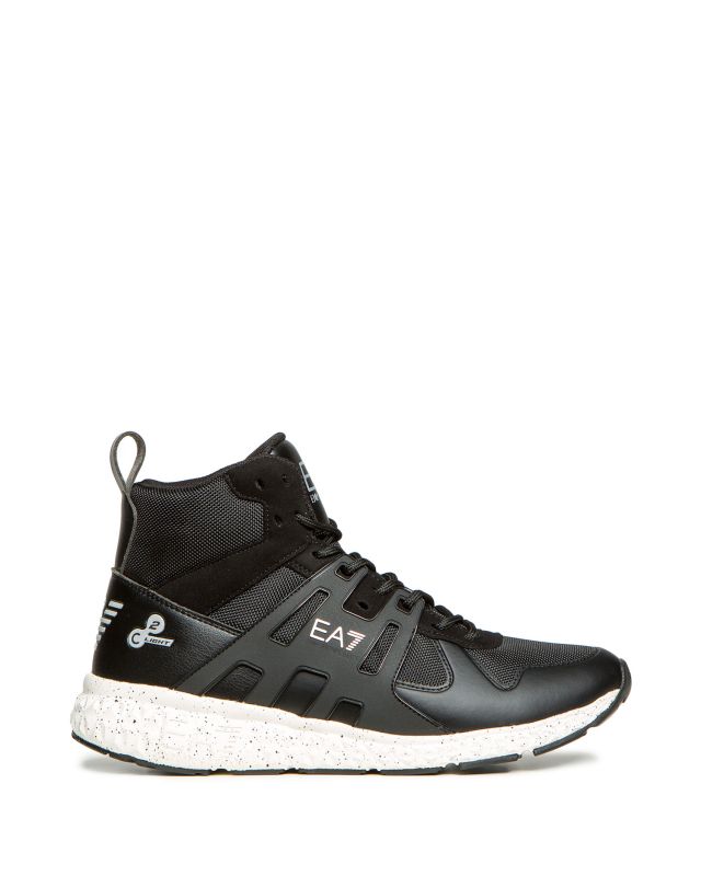 emporio armani suede trainers