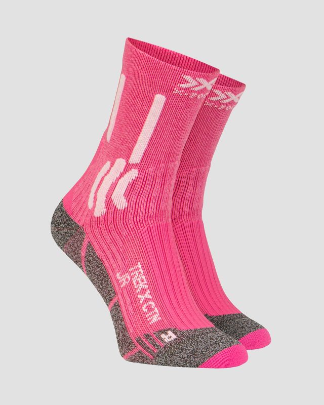 Calcetines de niña rosa X-Socks Trek X CTN 4.0 xsts15s19j-p041