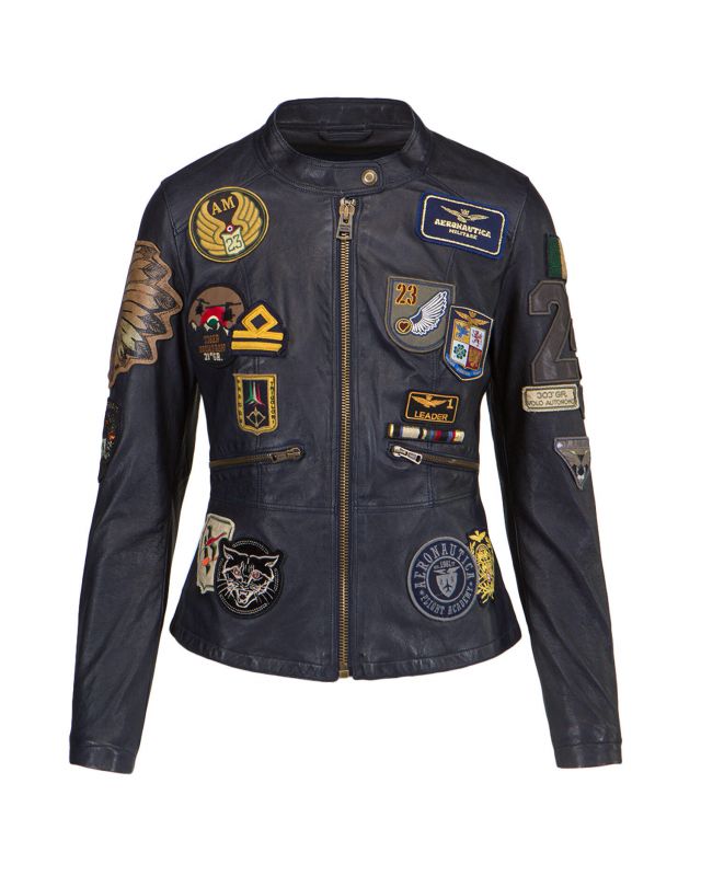 Chaqueta cuero AERONAUTICA MILITARE PN6018D1752-8 | S'portofino